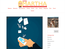 Tablet Screenshot of forgivingmartha.com